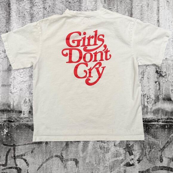 Human Made x Girls Don’t Cry Tee - GDC Logo — White/Red (Made in Japan) - Small - Picture 1 of 8